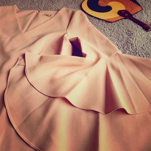 Eliza J Pink Bell Sleeve Sheath Dress